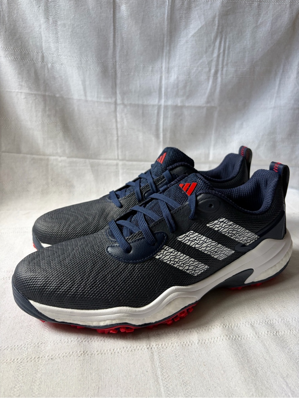 Adidas CodeChaos 25 USA Navy Red White Spikeless Golf Shoes Men Size 10.5 IH8447